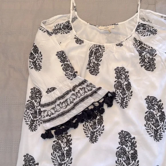 Entro dress white and black print size M - Picture 4 of 8